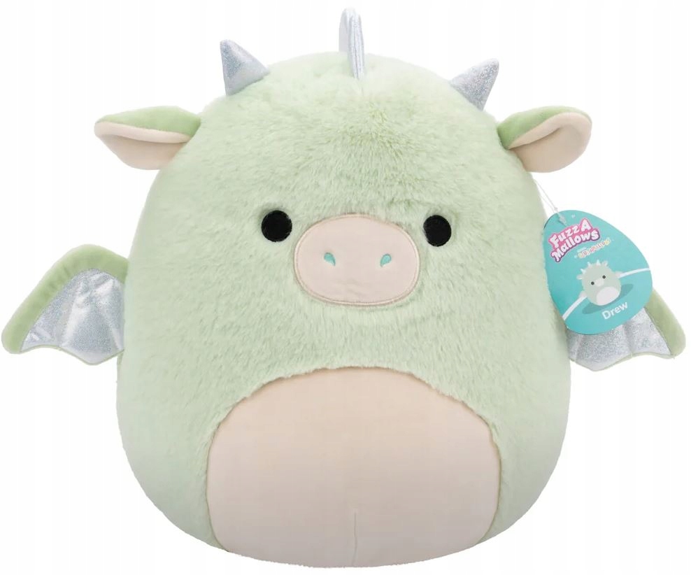 Squishmallows Fuzzamallow Maskotka Smok Drew 30CM