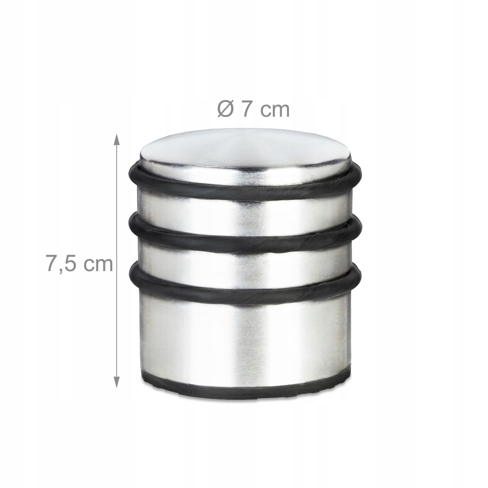 RELAXDAYS Stoper do drzwi ze stali nierdzewnej 7cm Materiał metal