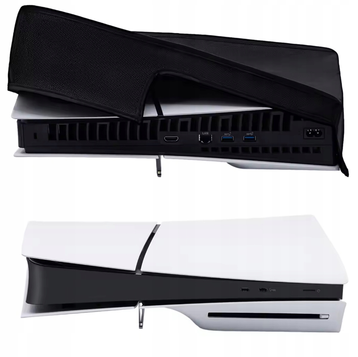 POKROWIEC OSŁONA PRZECIWPYŁOWA DO KONSOLI SONY PLAYSTATION PS5 SLIM PSP29B Stan opakowania oryginalne