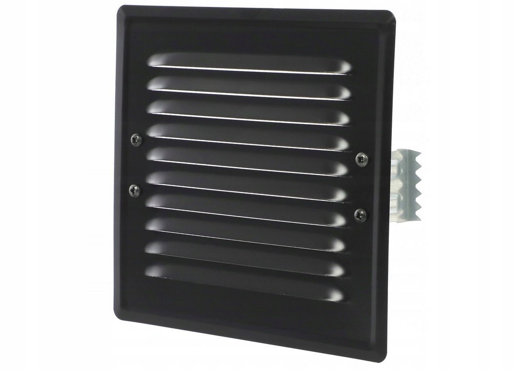 

Kratka Kominowa 14x14 Metalowa Czarna Z Łapkami