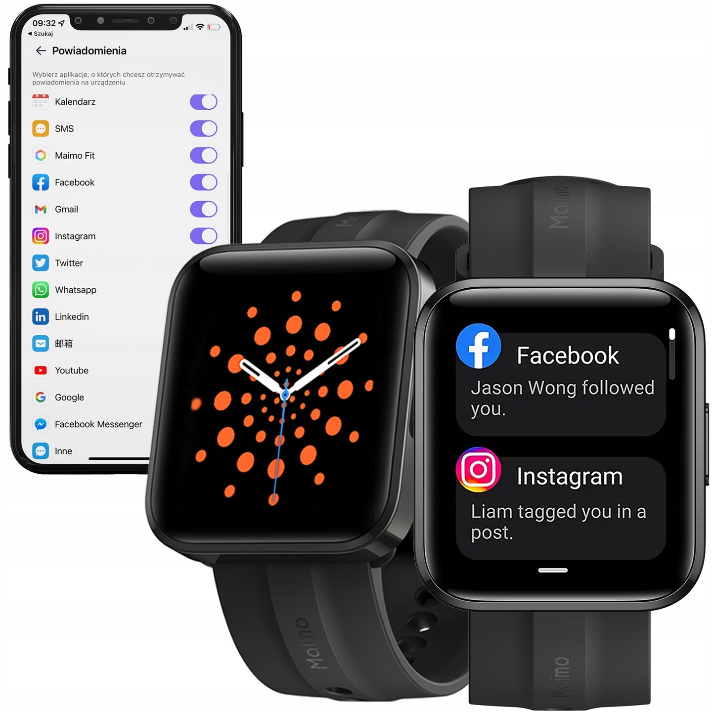 Smartwatch Męski z Gps Sportowy Maimo Watch Flow