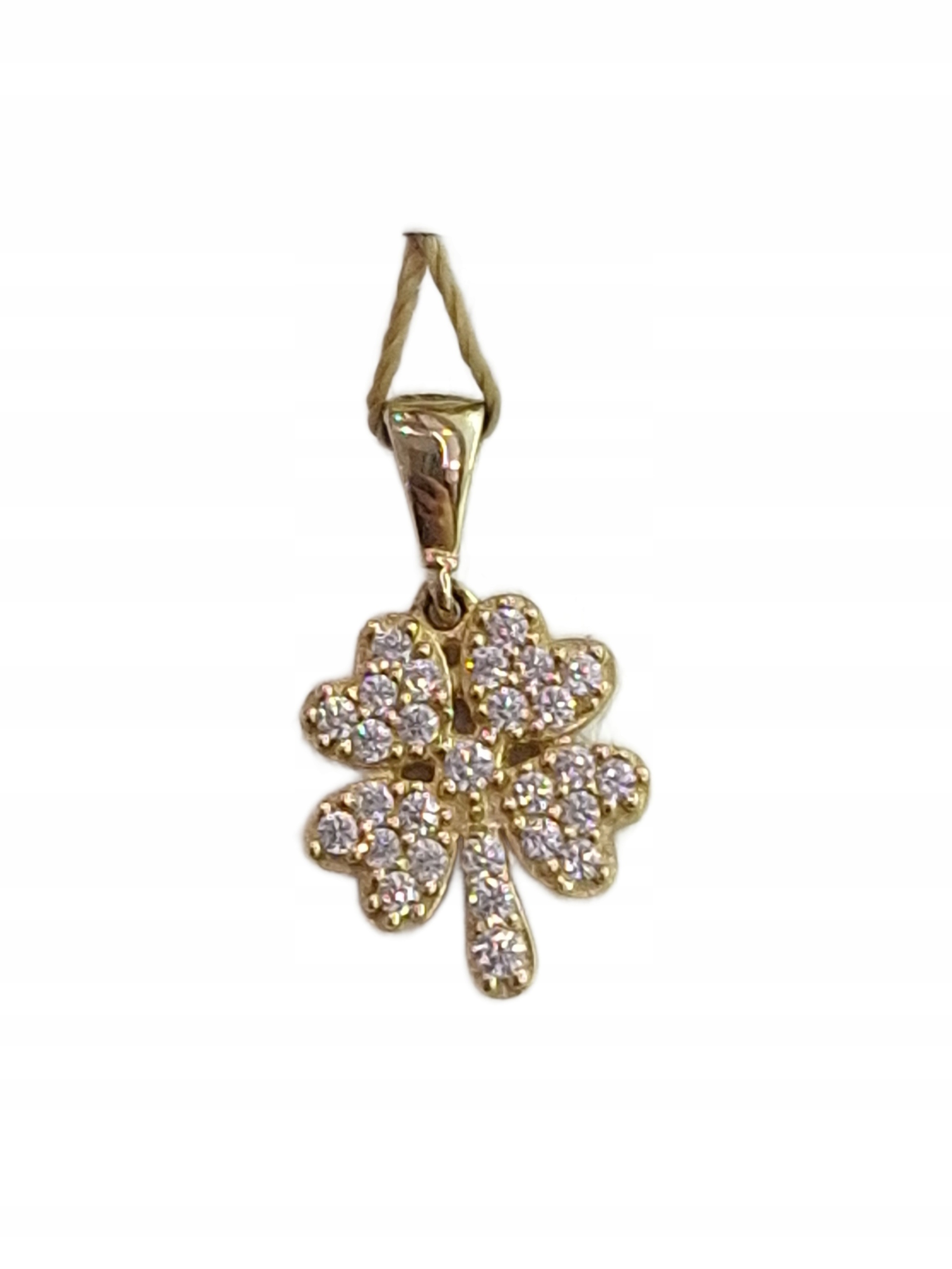 Złoty Wisiorek Koniczynka LB16516 Verona Jewellery