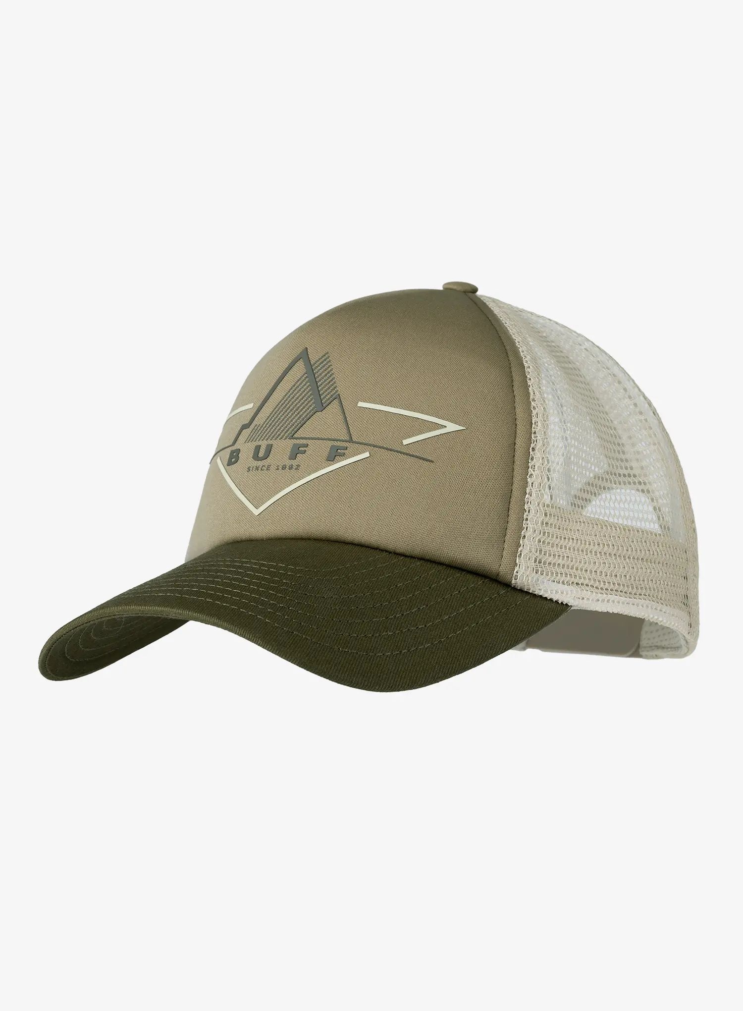 Kšiltovka Buff Trucker žádná khaki