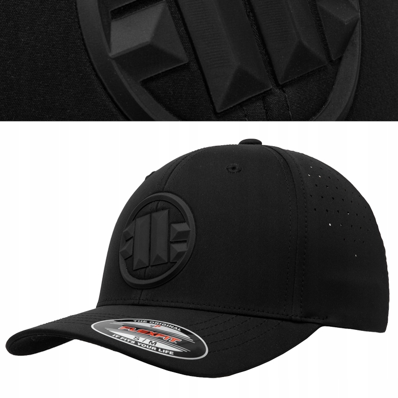Pitbull Pit Bull Čepice Full Cap 3D Logo Angle Welding Černá S/m