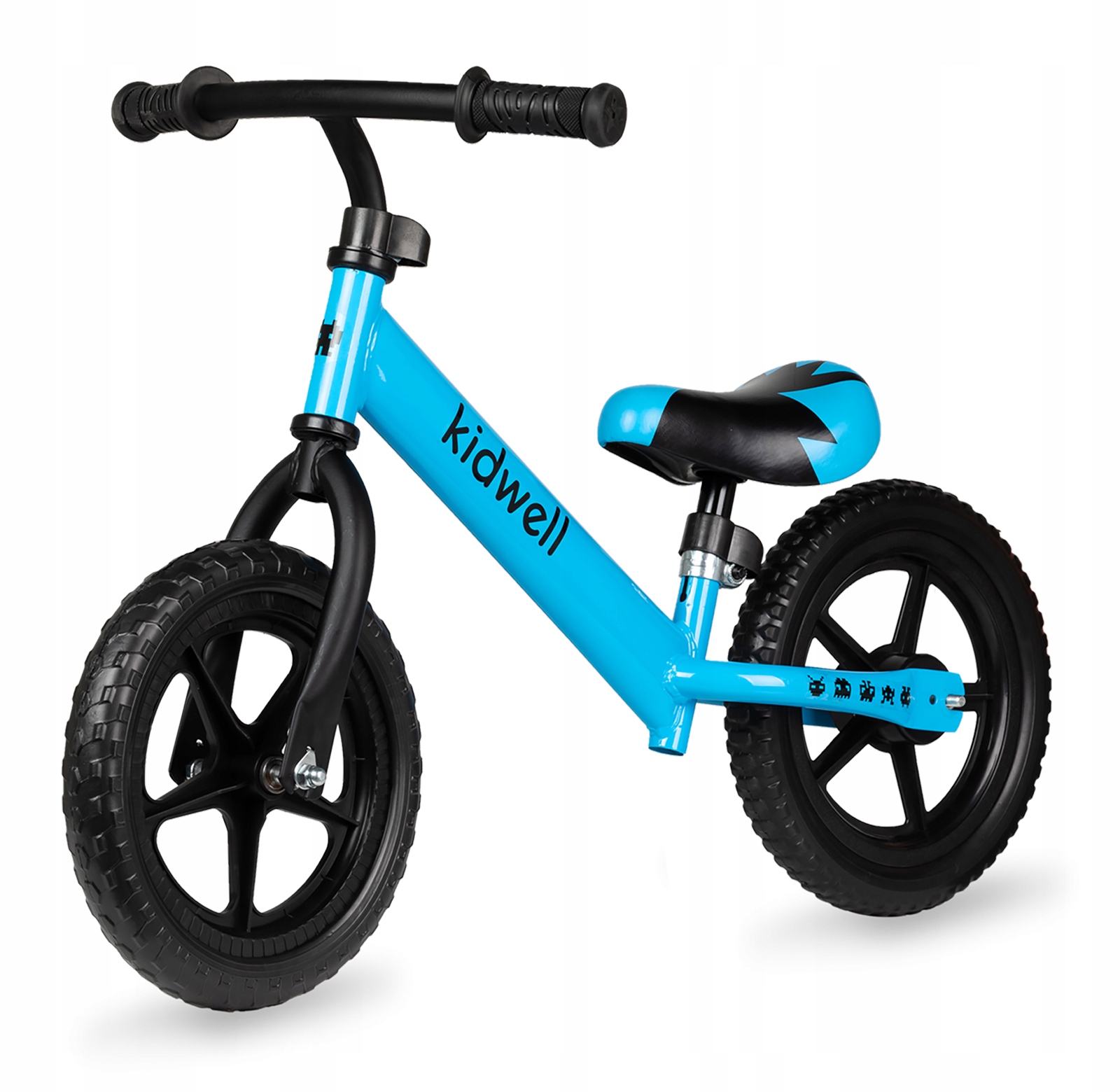 odrážedlo Kidwell Rebel Blue pro výuku jízdy