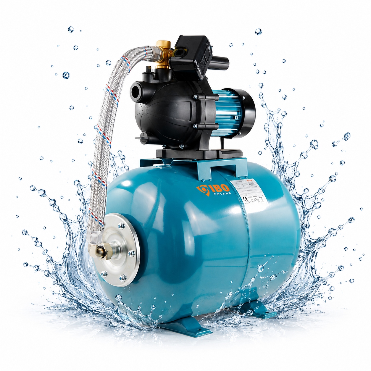 Zestaw Hydroforowy Garden 1000 (1kW, 230V) hydrofor 50L Ibo