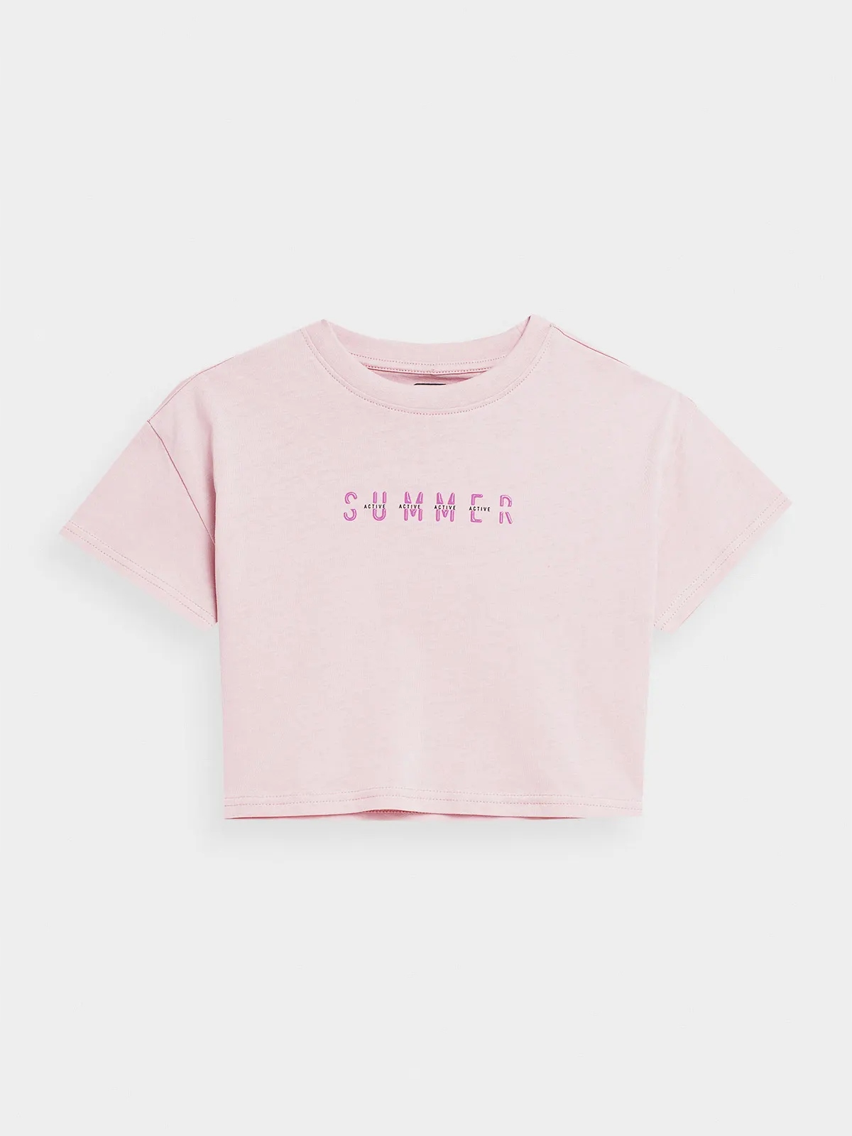 KOSZULKA DZIEWCZĘCA 4F T-SHIRT BAWEŁNA SS23F393 Marka 4F