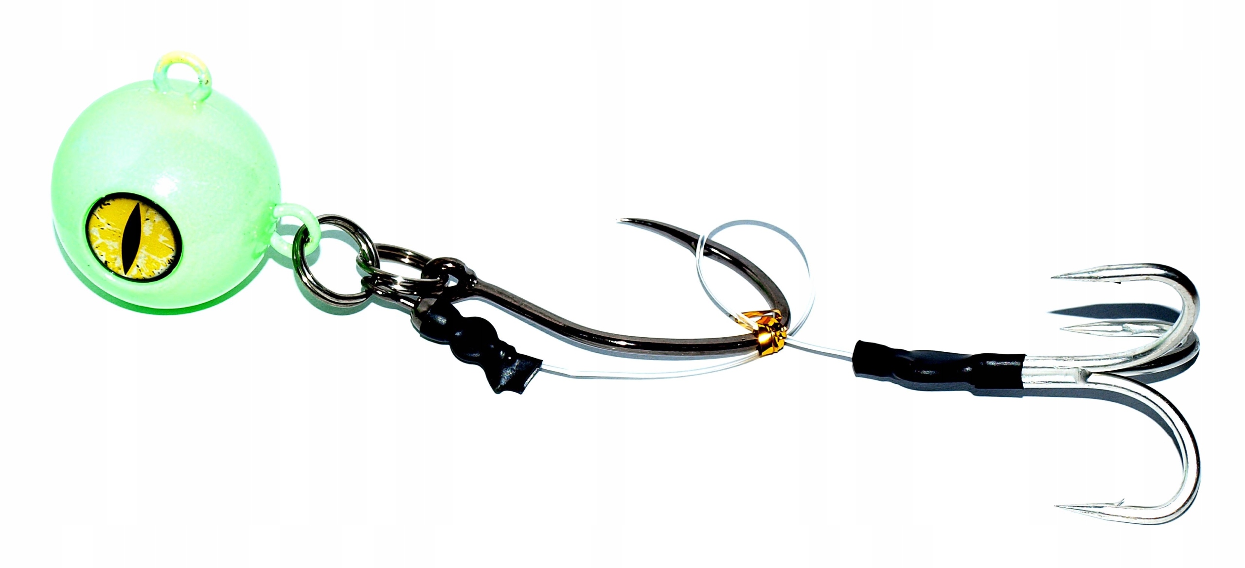 Przywieszka morska Balzer, zestaw na halibuta 350g, Fluo