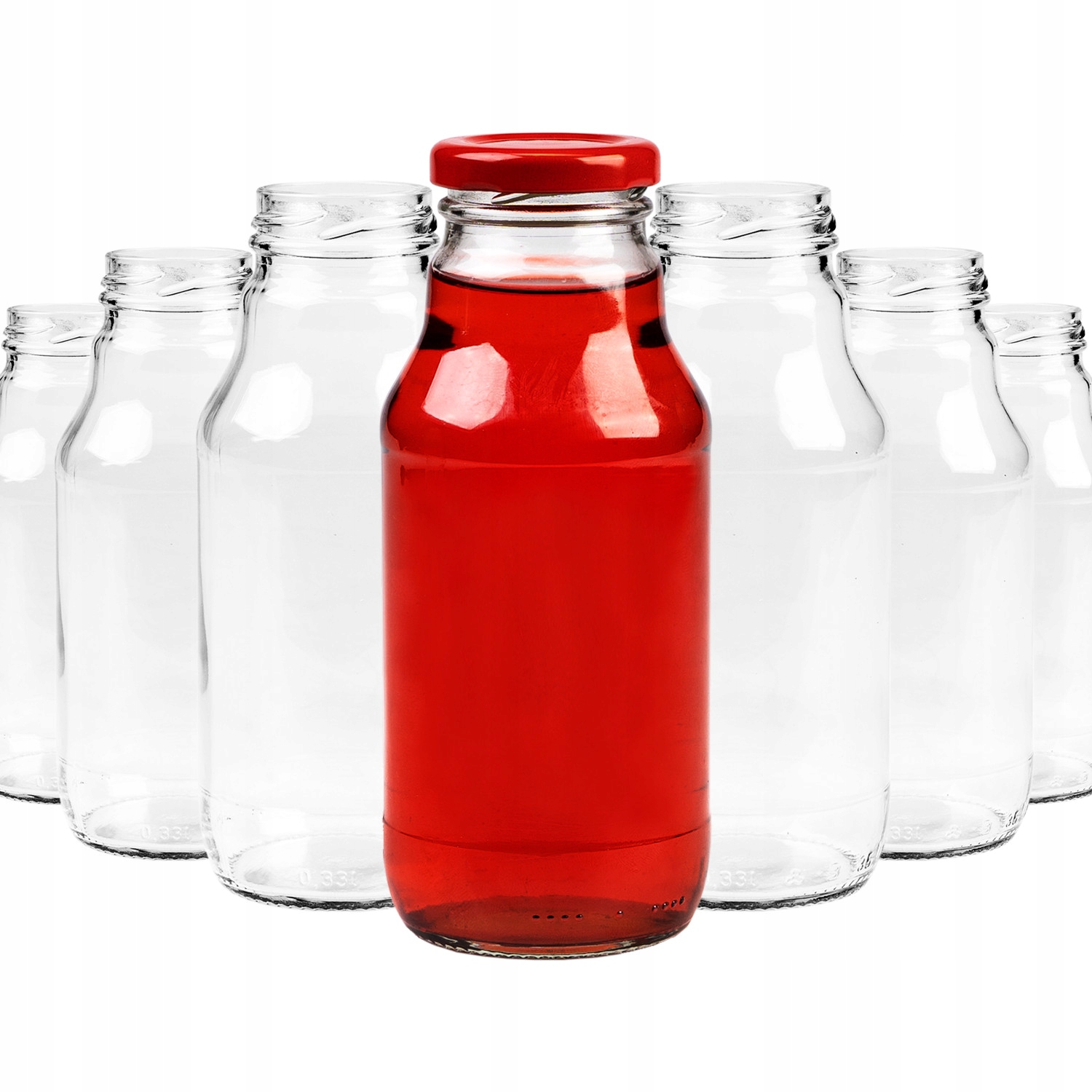 

Butelki Kubuś 330ml 0,33 zakrętki Sok Soki 24szt