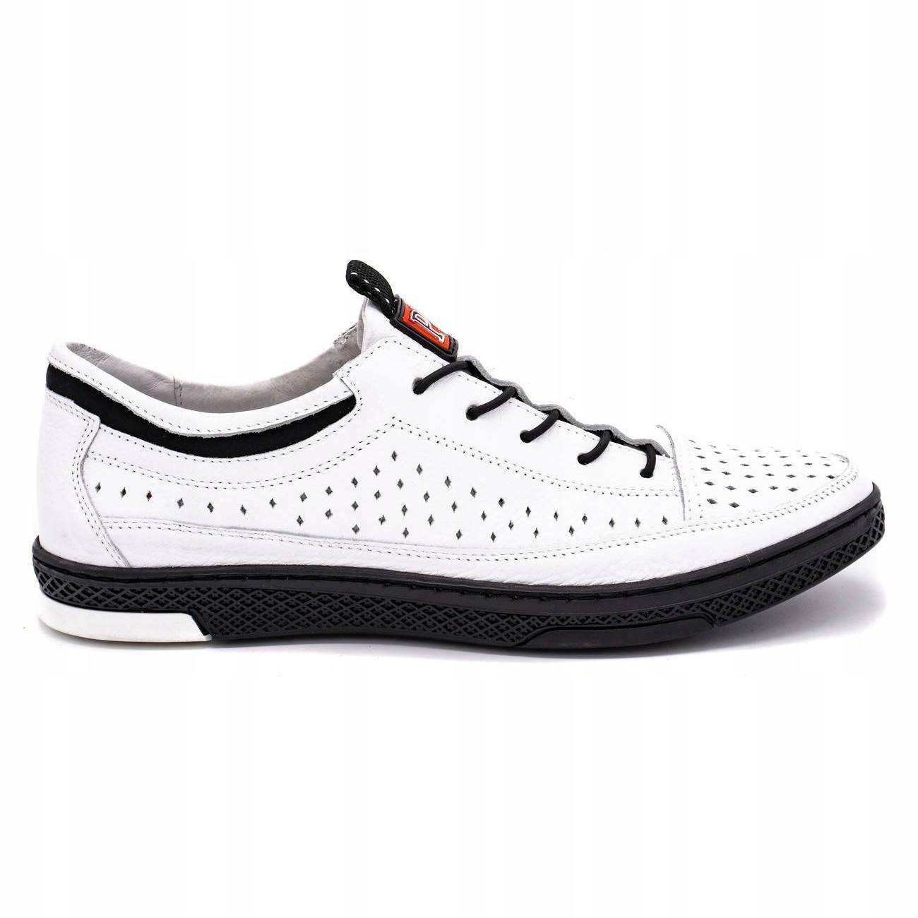 

Białe Skóra naturalna Buty Półbuty Polbut r.43
