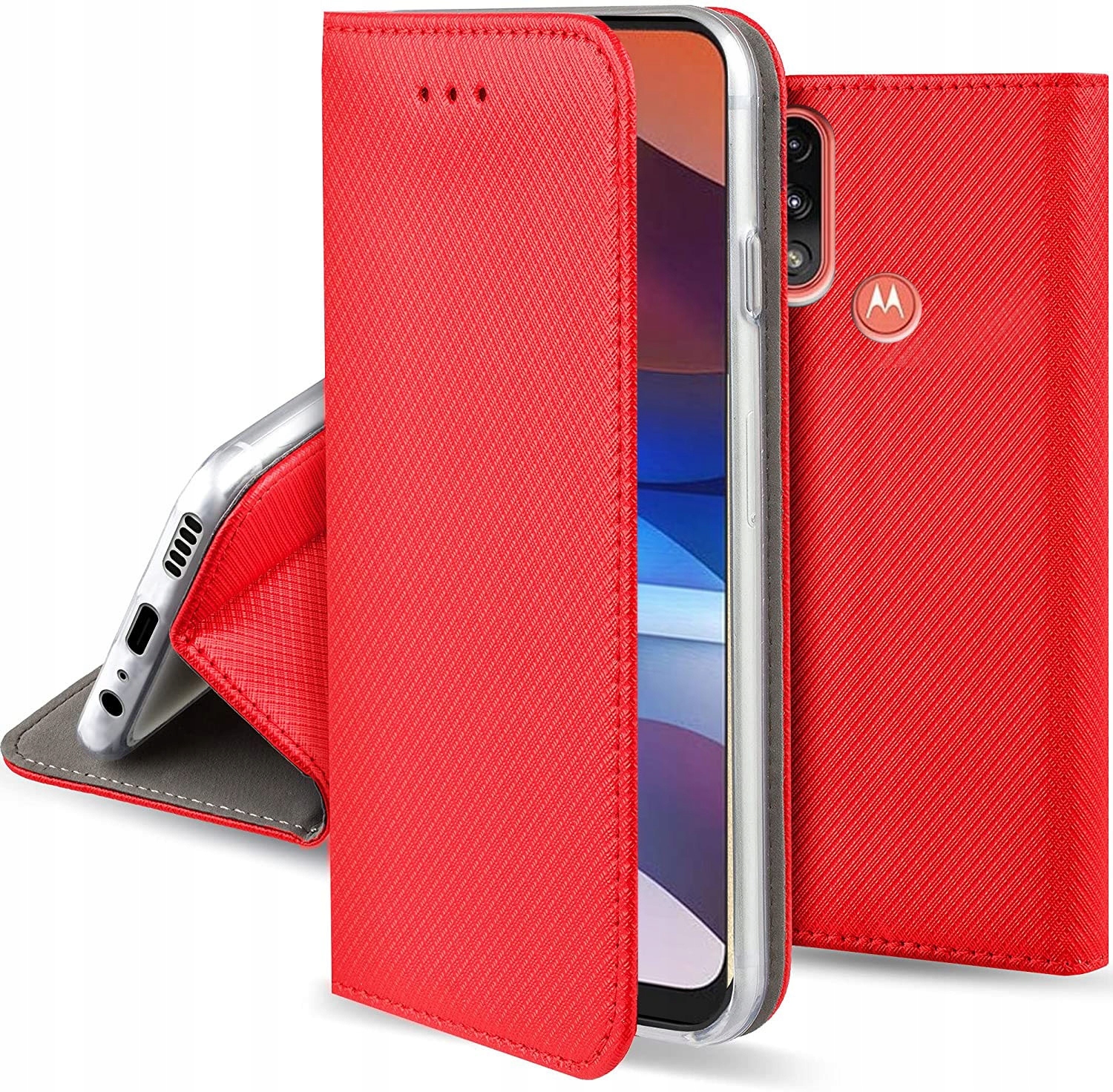 

Etui do Motorola Moto E7 Power Smart Magnet Szkło