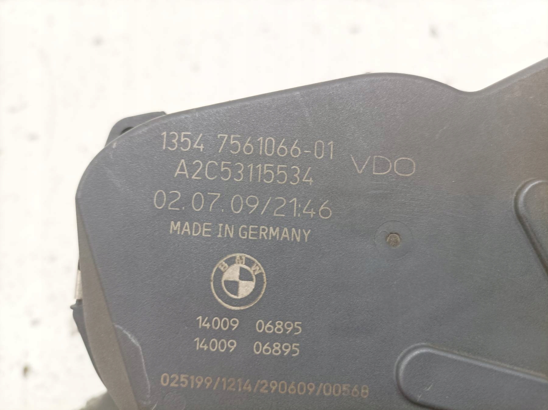 Valvola a farfalla 7561066 2.0 B Bmw Seria 3 E91 e (2005-2011) Kombi