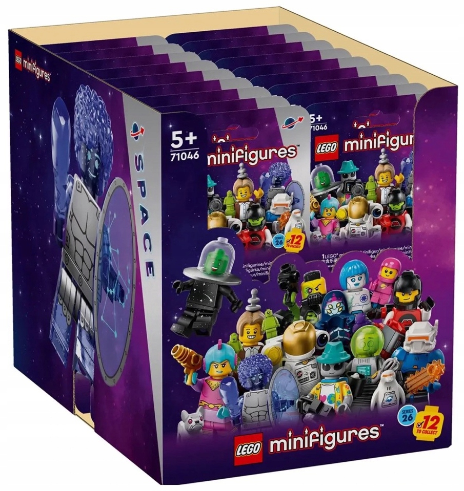 Lego Minifigures Kosmos Seria 26 3 Komplety 36 sztuk 71046