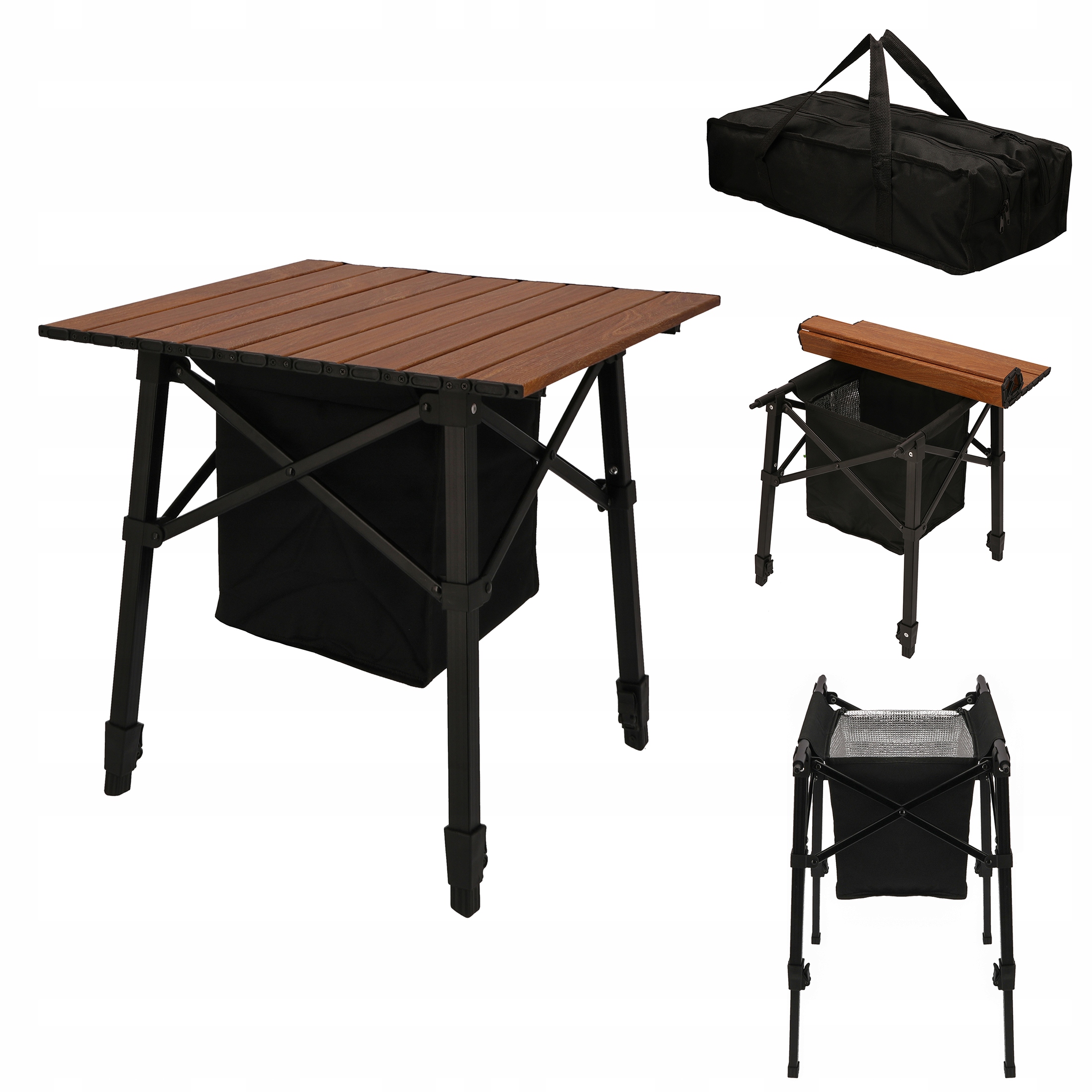 Turistický skládací kempingový stůl Zahradní hliníkový Bivakový