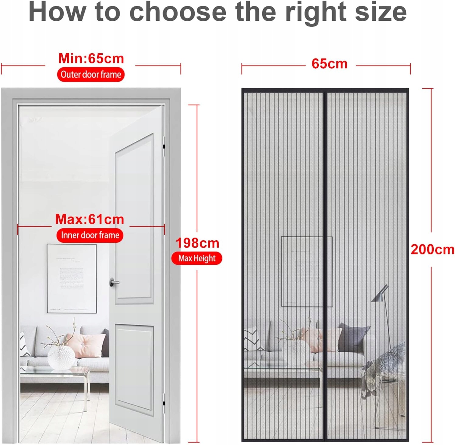 Moskytiéra Na Balkonové Dveře Premium Pevná Záclona 65x200