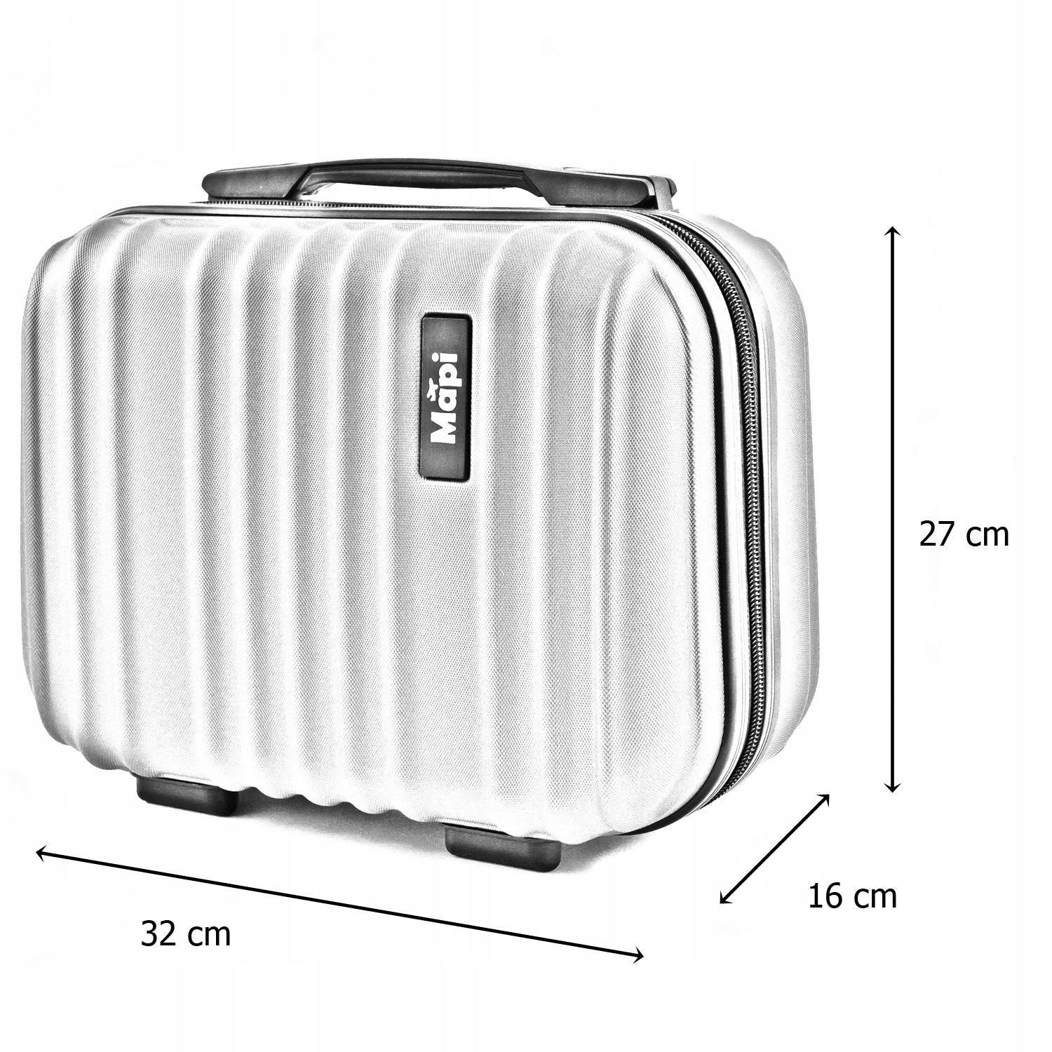 Zestaw Walizka Podróżna Na Kółkach Średnia 75L + Kosmetyczka Kuferek Mapi Pojemność 75 l