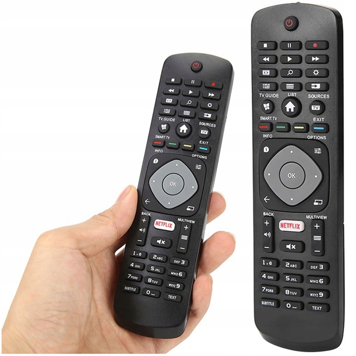 Pilot do TV Philips czarny bez baterii