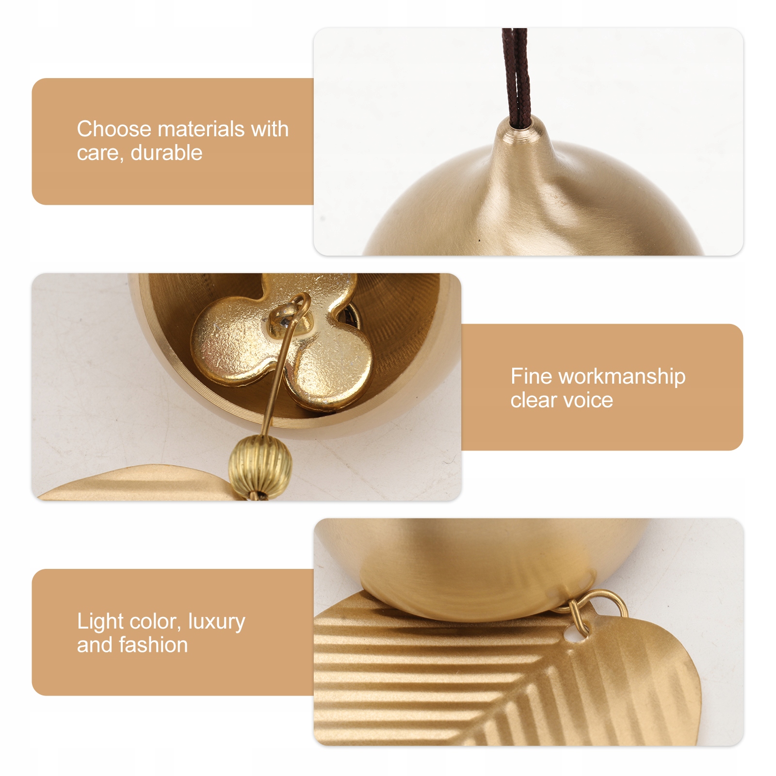 WISZĄCY DZWONEK WIATROWY NA ZEWNĄTRZ, METAL Marka bez marki