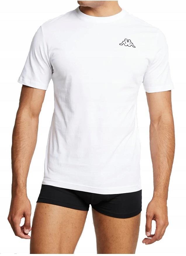 

Kappa Italy White T-shirt Logo Haftowane XXL