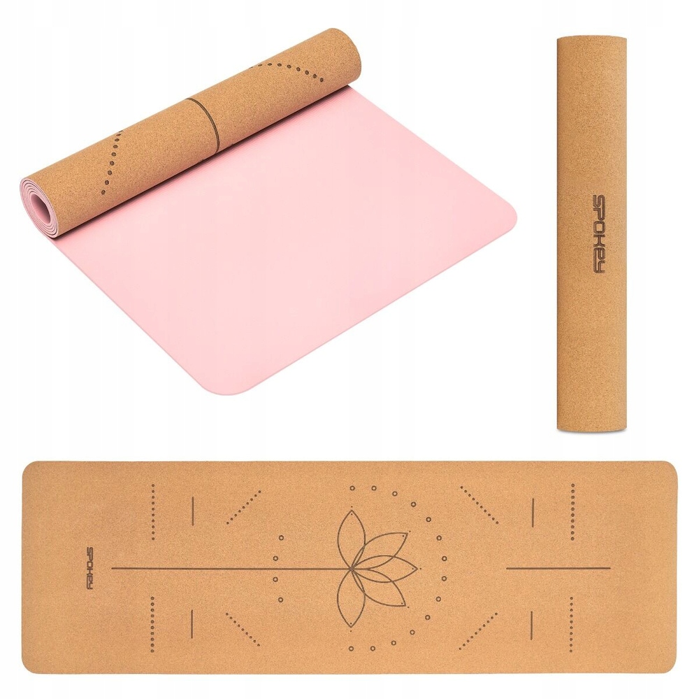 Mata Korkowa Antypoślizgowa Do Ćwiczeń Fitness Jogi Pilates 183x61 cm