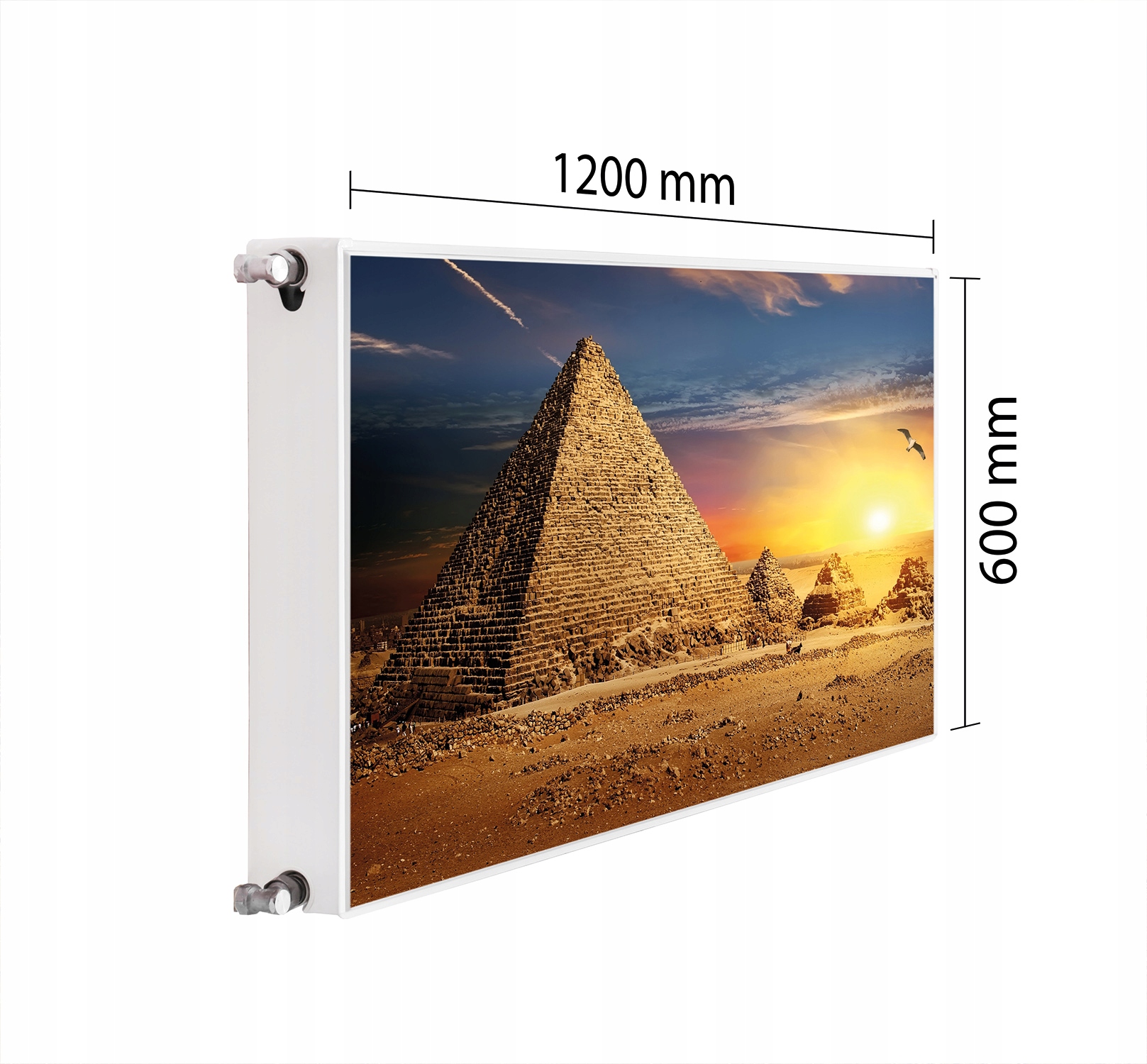 Maskovač Kryt Radiátoru 120x60 Egypt Podložka Magnet