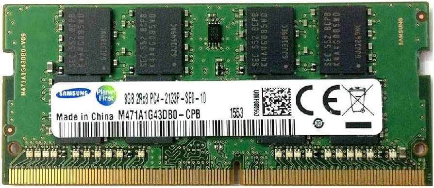Pamięć Ram DDR4 Samsung 8GB 2Rx8 PC4 2133P 2133MHz M471A1G43DB0-CPB So-dimm