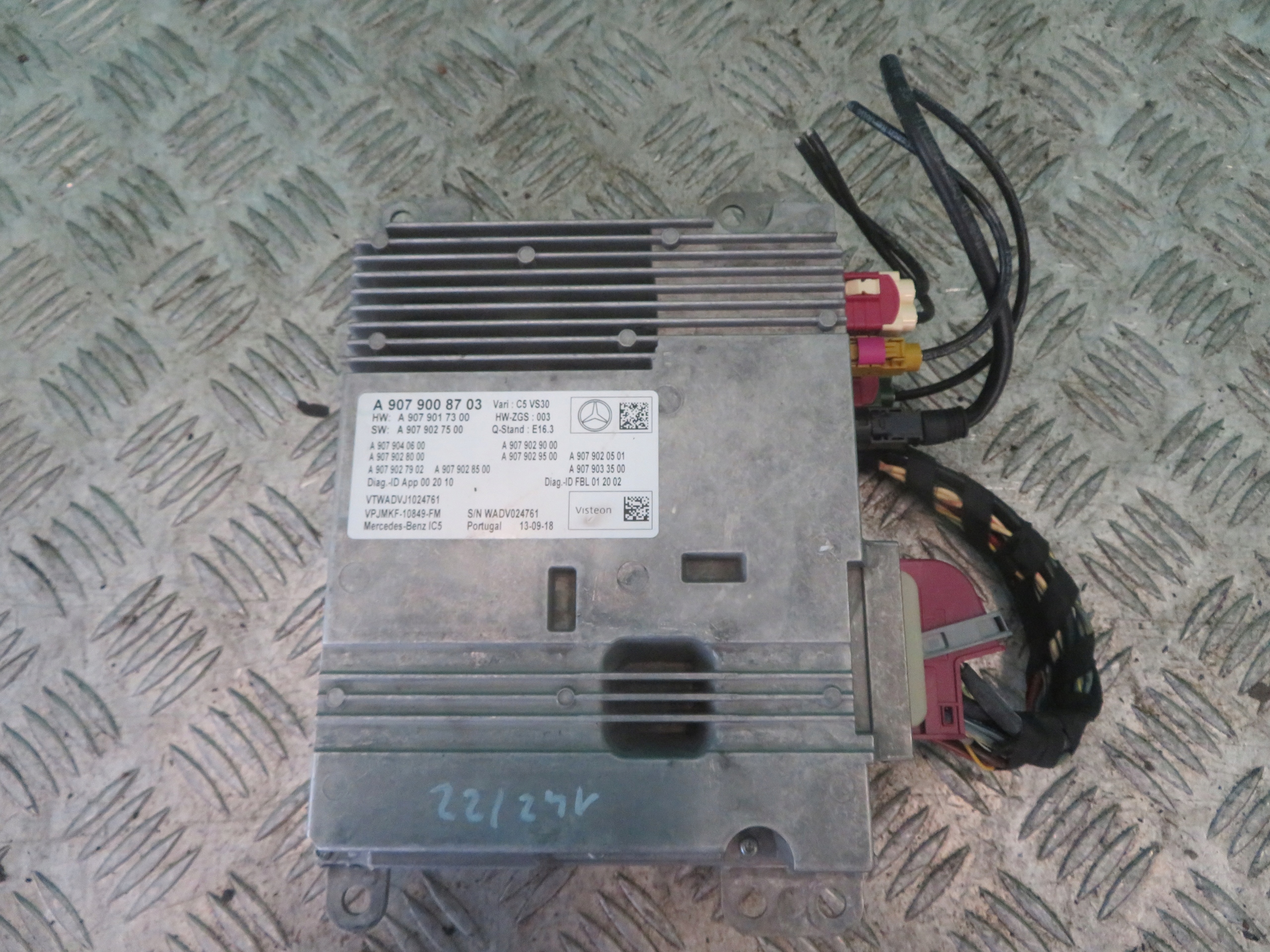 module amplifier AUDIO MERCEDES SPRINTER 19R A9079008703