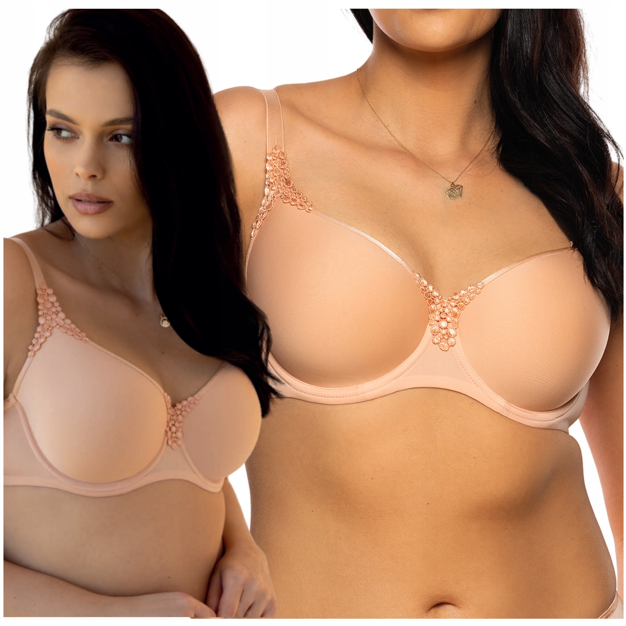 Vyztužená podprsenka Spacer pohodlná hladká podprsenka Viania Carola 80B