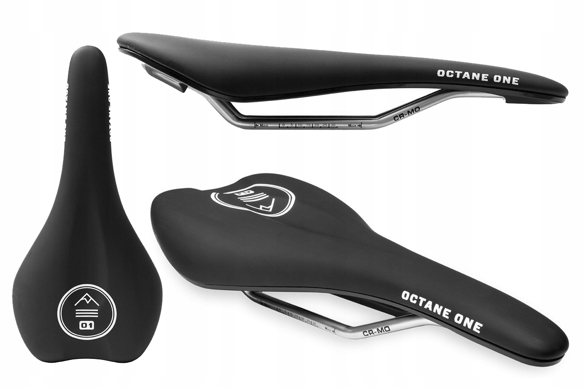 Sedlo na kolo Octane One Crit Black# Lehké 265 g Mtb Dh Enduro Gravel