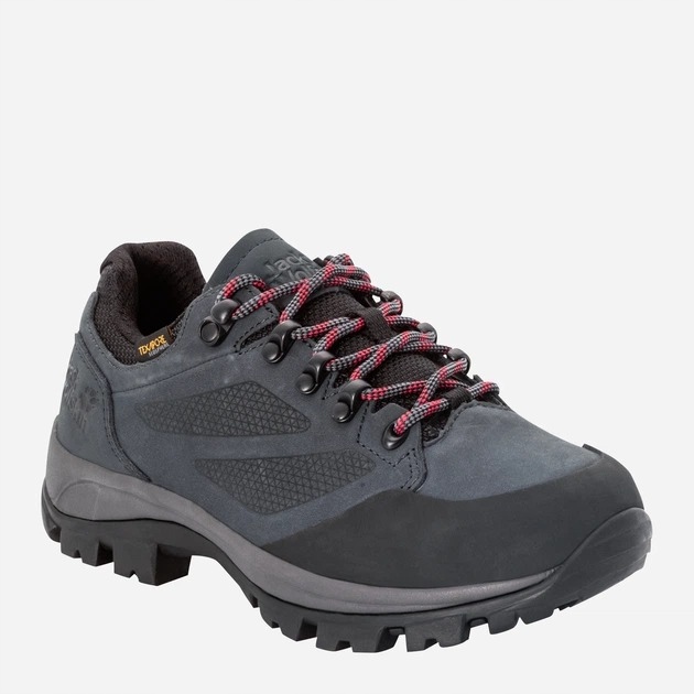 Jack Wolfskin Šedé Dámské Trekové Boty S Kůží 39 6IA