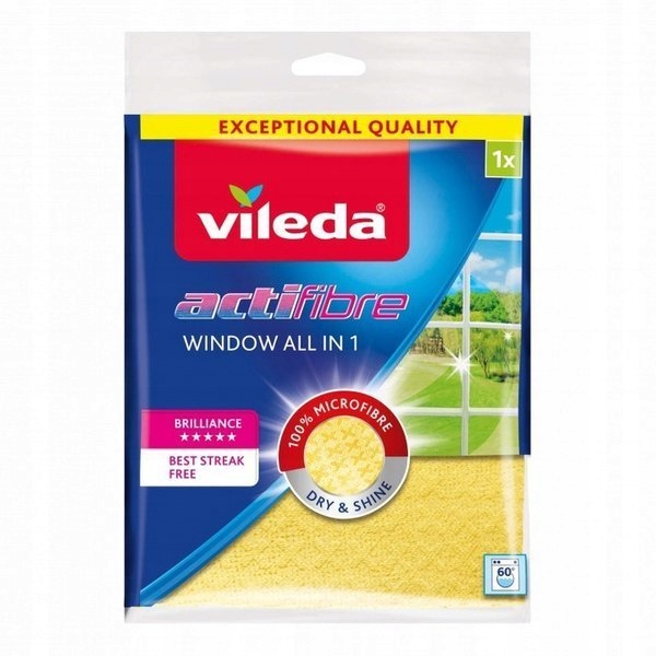 

Vileda Actifibre Ściereczka Okienna Do Szyb Window