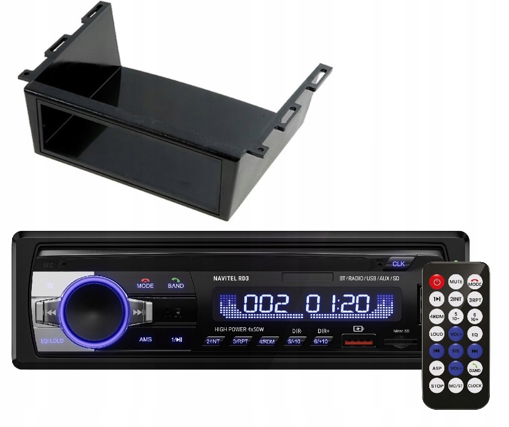 Navitel RD3 Autorádio MP3 Usb Bluetooth ++ závěsná kapsa