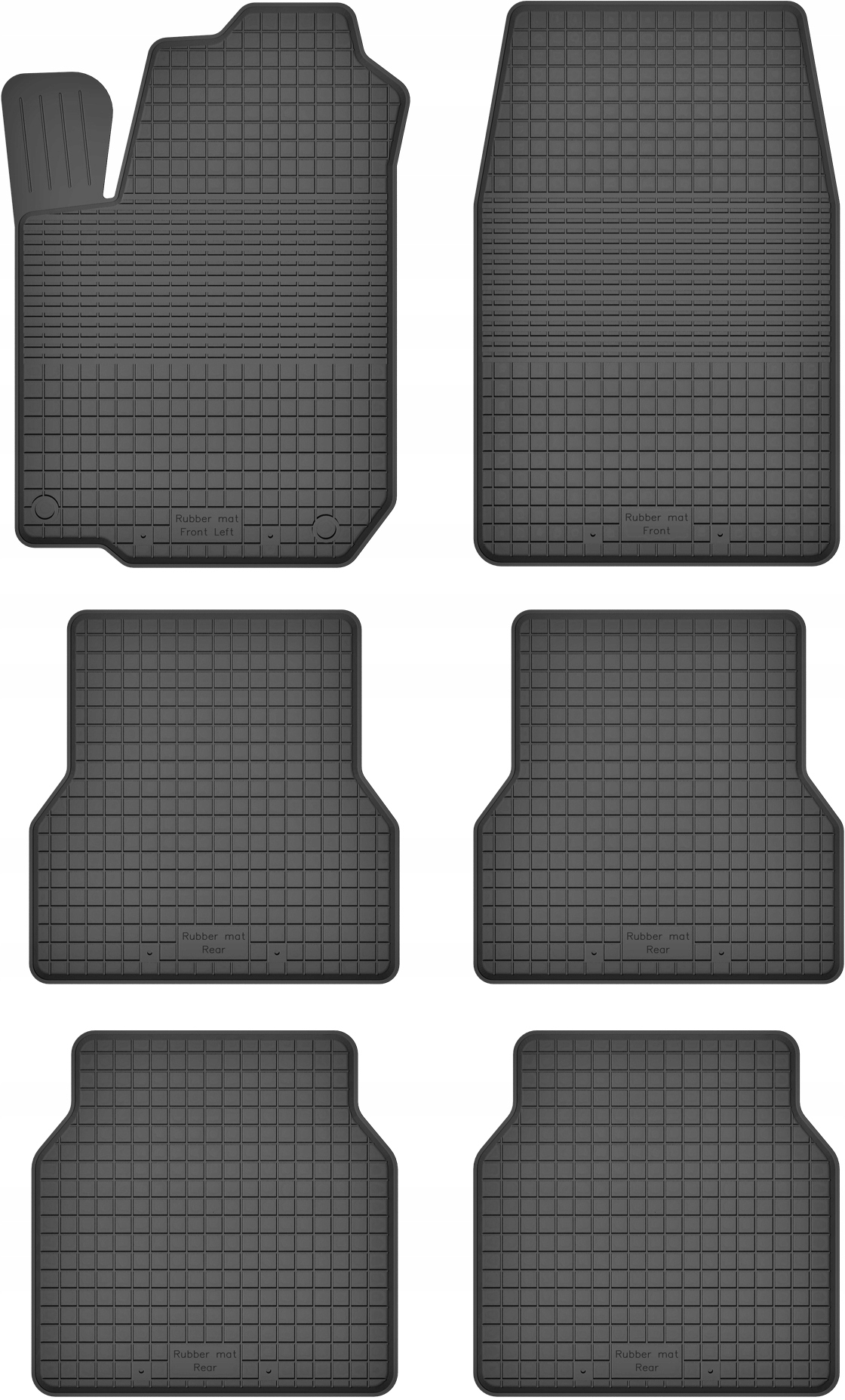 Opel Zafira B (05-13) Dywaniki Samochodowe Gumowe