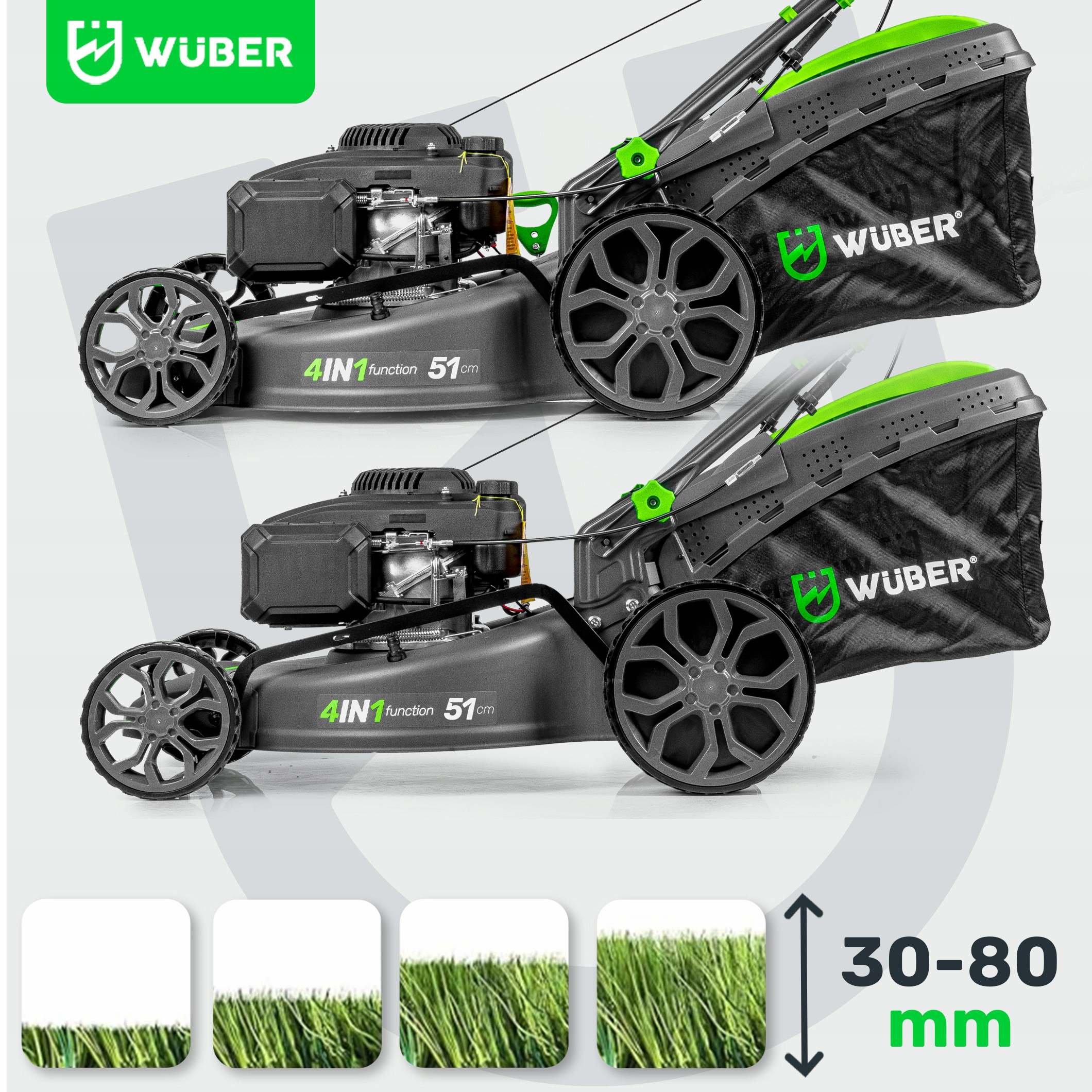 KOSIARKA SPALINOWA DO TRAWY Z NAPĘDEM MOCNA SILNIK LONCIN NAPĘD WUBER +OLEJ Moc silnika spalinowego 4.8 KM