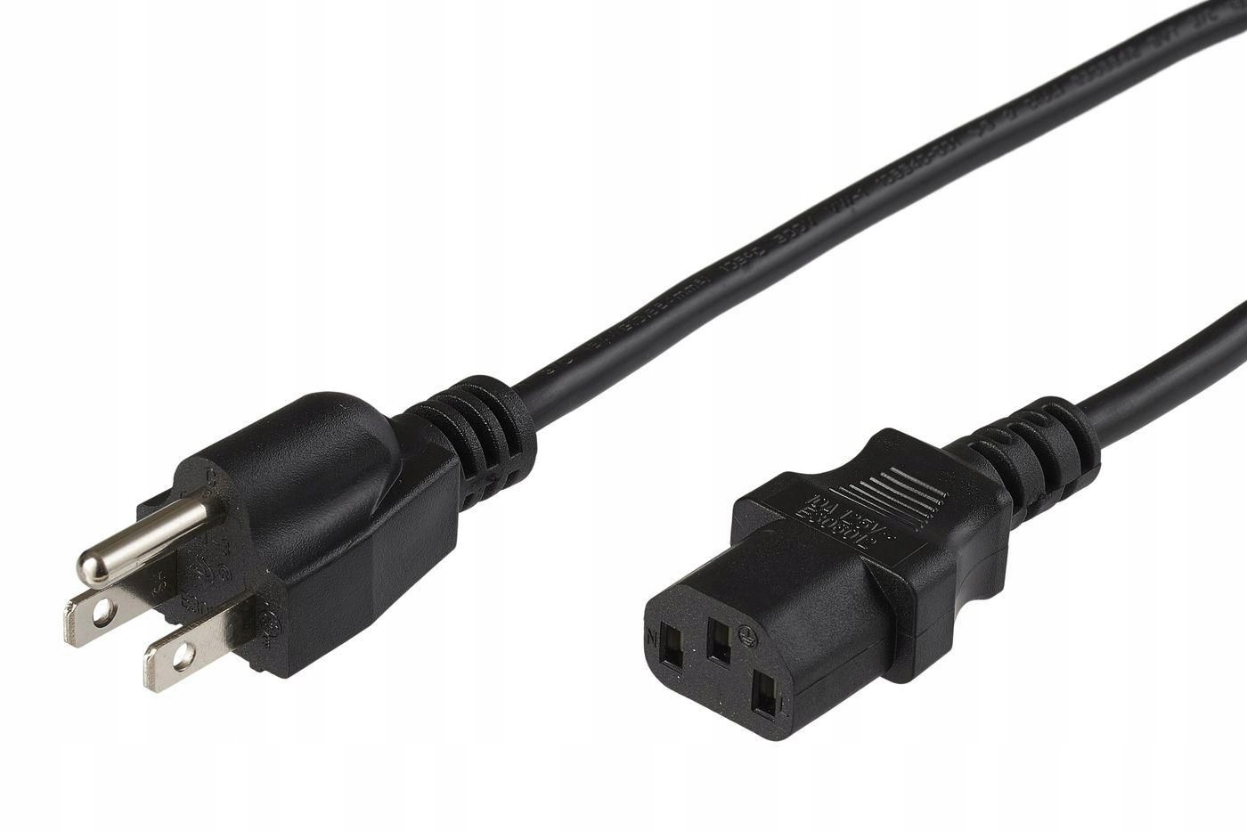 Napájecí kabel MicroConnect Nema 5-15P na C13