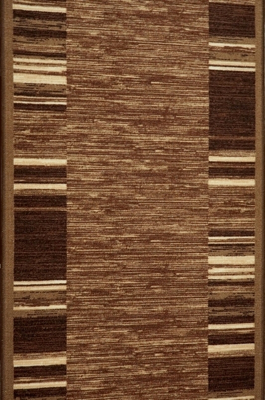 

Chodnik dywanowy podgumowany Adagio 90cm brązowy