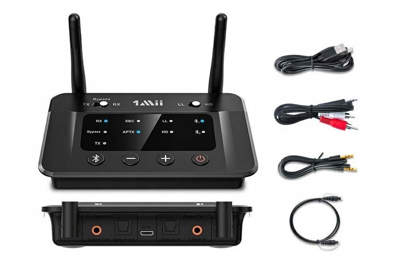 Digitálny Analógový Adaptér Bluetooth 1Mii B03 Vysielač Prijímač
