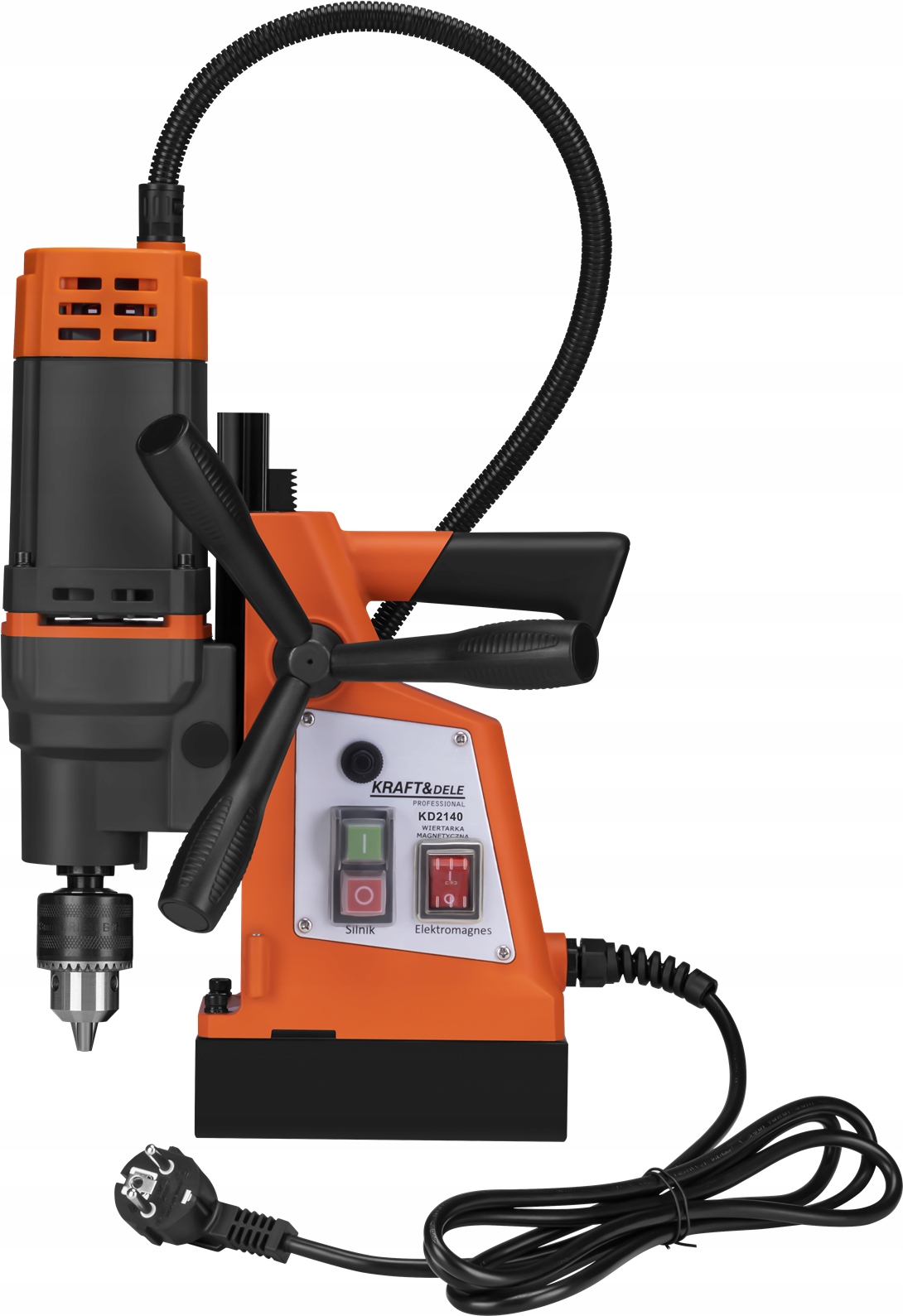 Elektrická Stolová Magnetická Vertikální Vrtačka 2100W 1400N 230V Pás