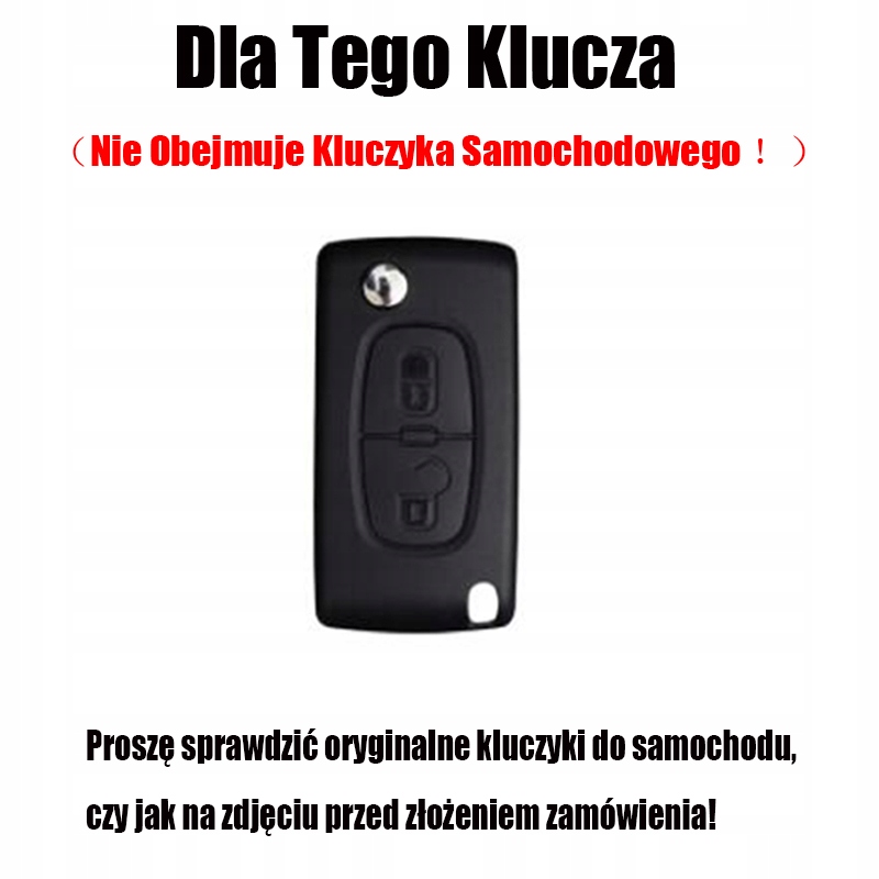 Etui на ключі Dla Peugeot 107 207 307 307s 308 EAN ( GTIN ) 6975846079005 foto 0