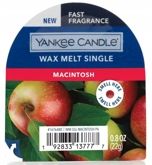 

Yankee Candle Wosk Wax Macintosh 22g Jabłuszko
