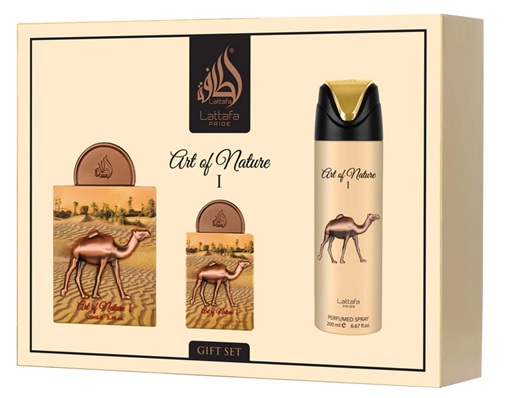 Sada parfémů Lattafa Art Of Nature 100 ml Mini Deodorant 200 Ml
