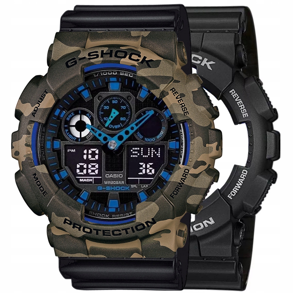 Hodinky Casio G-Shock Set GA-100-1A2ER Bezel 10507070 Pásek 10347688