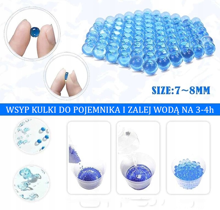 SNAJPERKA AWP AUTOMAT NA KULKI ŻELOWE WODNE ORBEEZ KARABIN CS2 ELEKTRYCZNY Certyfikaty, opinie, atesty CE EN 71