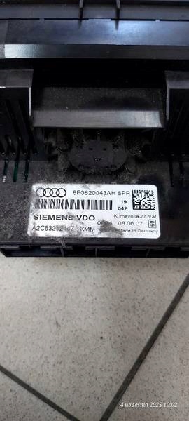 PANEL air conditioning devices 8P0820043AH AUDI A3 8P