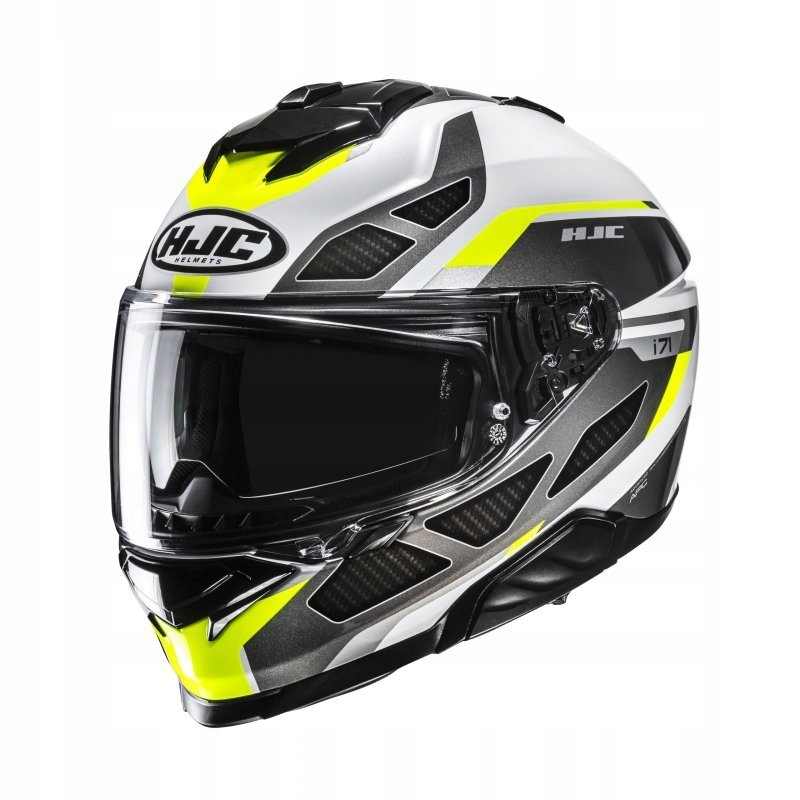 Motocyklová Prilba Hjc I71 Zest White Yellow S