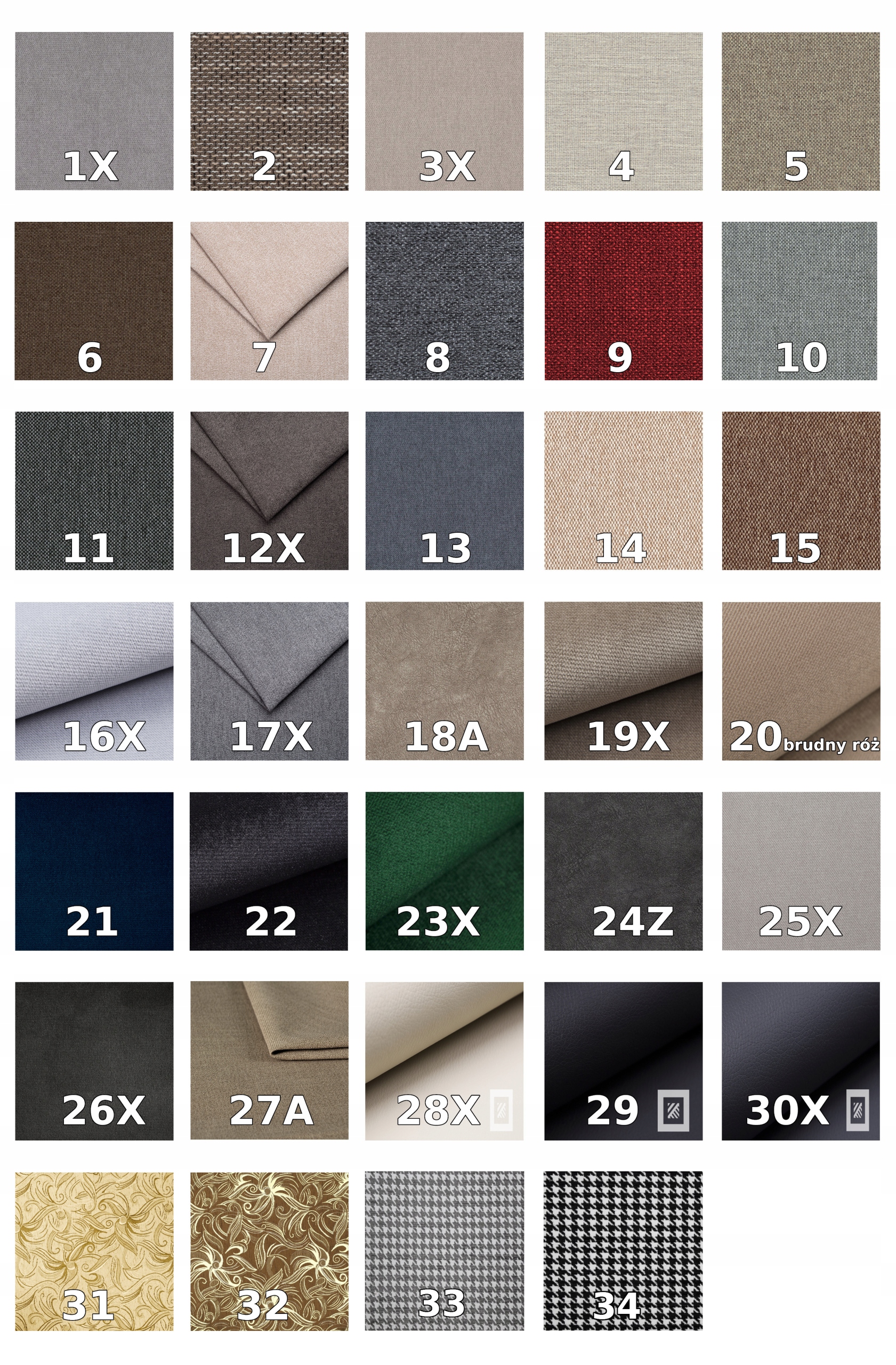 Zestaw 6 krzeseł i okrągły stół 110/210cm Szerokość siedziska 45 cm