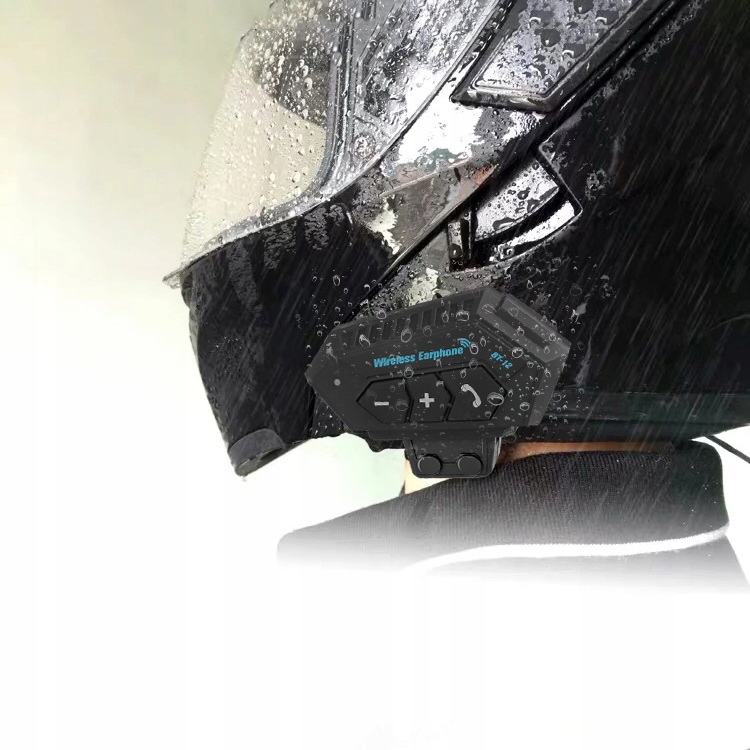 ZESTAW GŁOŚNOMÓWIĄCY SŁUCHAWKI BLUETOOTH DO KASKU Typ mikrofonu integralny