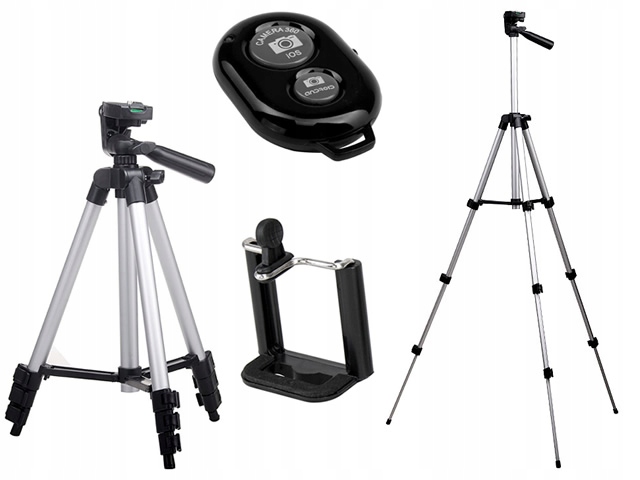 

Statyw Na Telefon Aparat Tripod Uchwyt Pilot