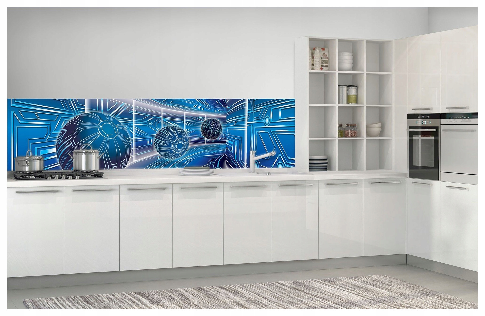 Fototapeta Tunel Vesmírná cesta do virtuality Abstrakce 250x60 lepidlo