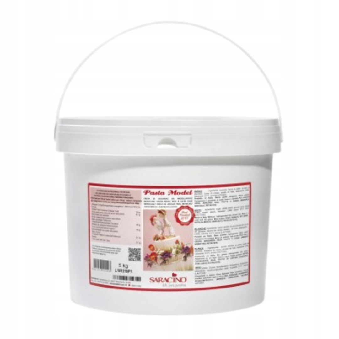 Saracino Masa cukrowa do modelowania figurek Biała White 5KG